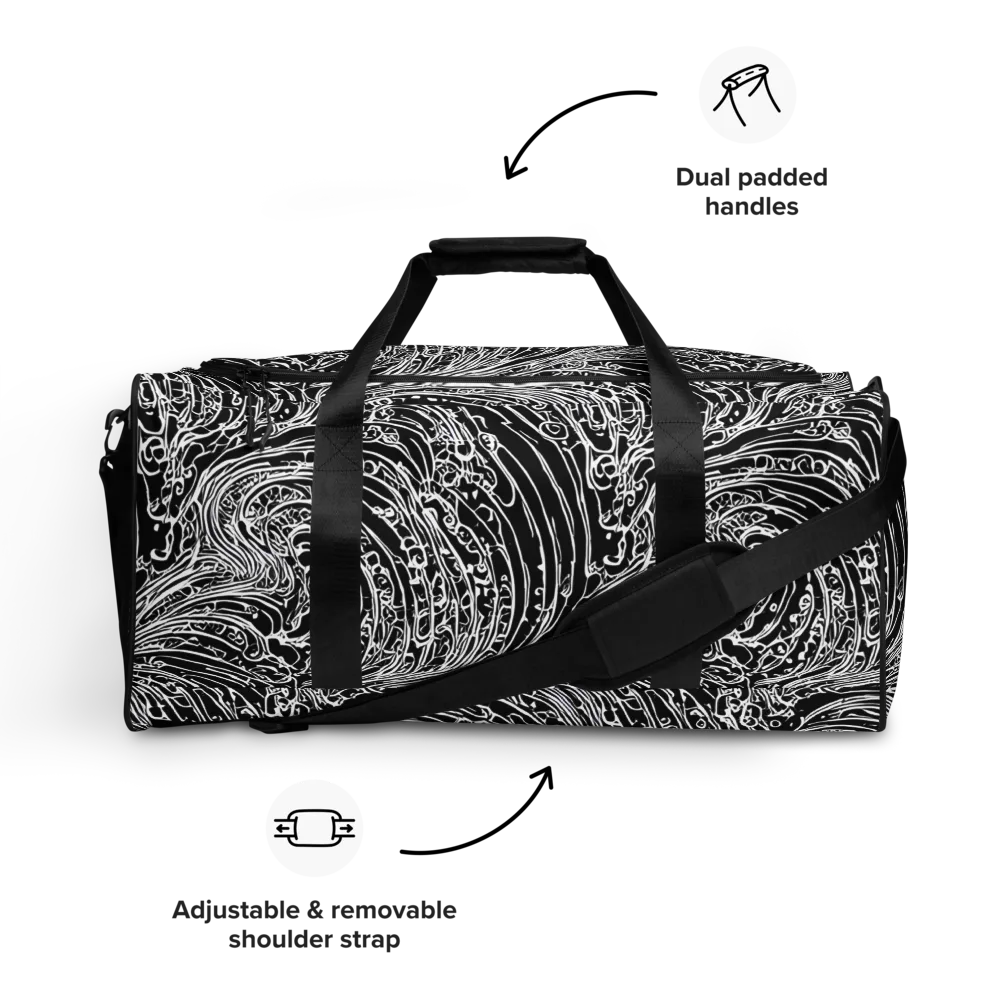 Stellar Tsunami on Duffle Bag — Front