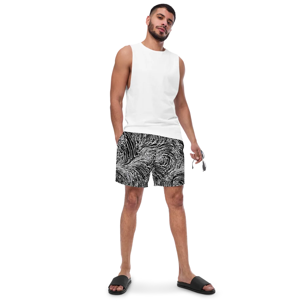Stellar Tsunami on Swim Trunks — Front