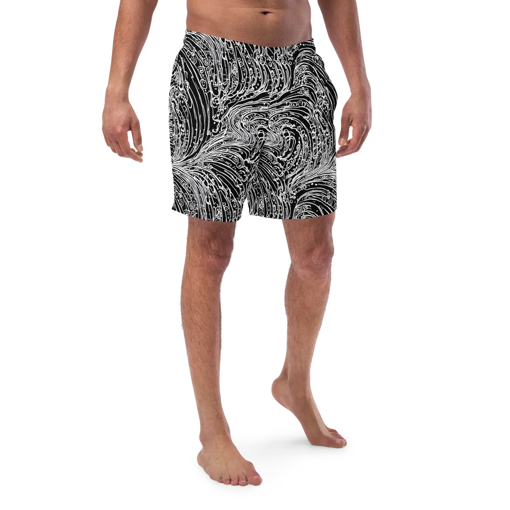 Stellar Tsunami on Swim Trunks — Front