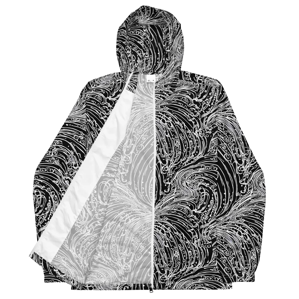 Stellar Tsunami on Men's Windbreaker — Front