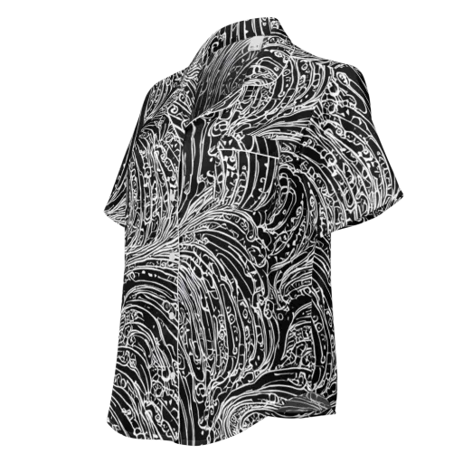 Stellar Tsunami on a Women's Short Sleeve Pajama Top