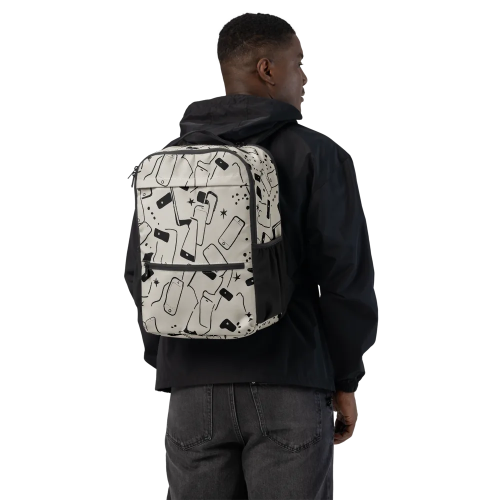 Blackout Call on Utility Backpack — Back