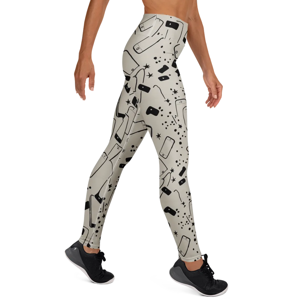 Blackout Call on Yoga Leggings — Right