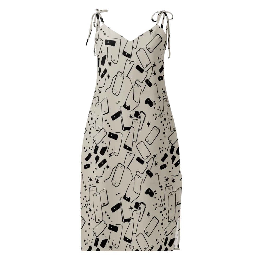 Blackout Call on Slip Dress — Front