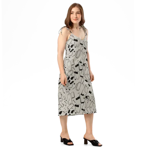 Blackout Call on a Slip Dress