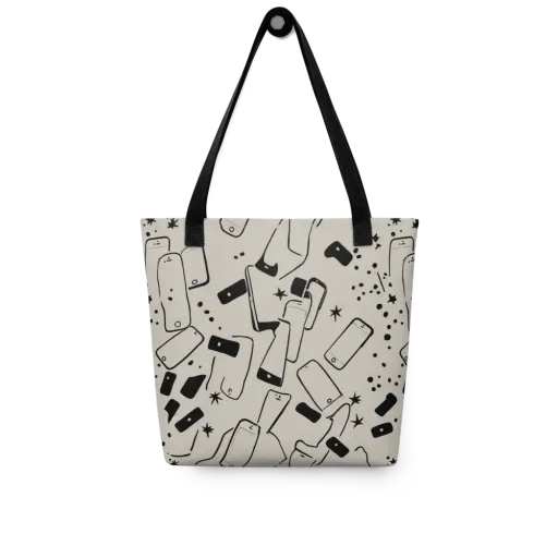 Blackout Call on a Tote Bag