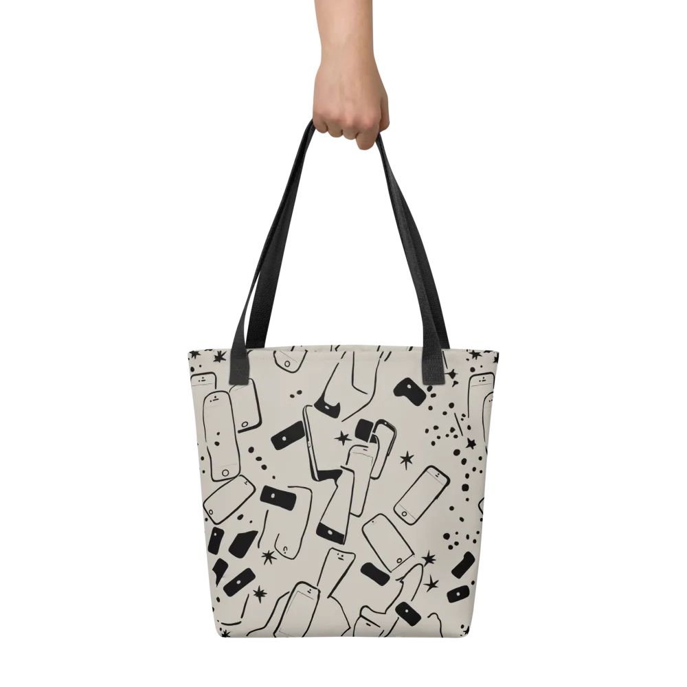 Blackout Call on Tote Bag — Front
