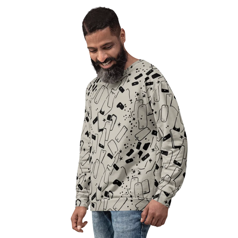 Blackout Call on Sweatshirt — Left Front