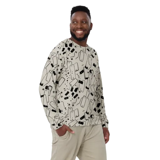 Blackout Call on a Sweatshirt