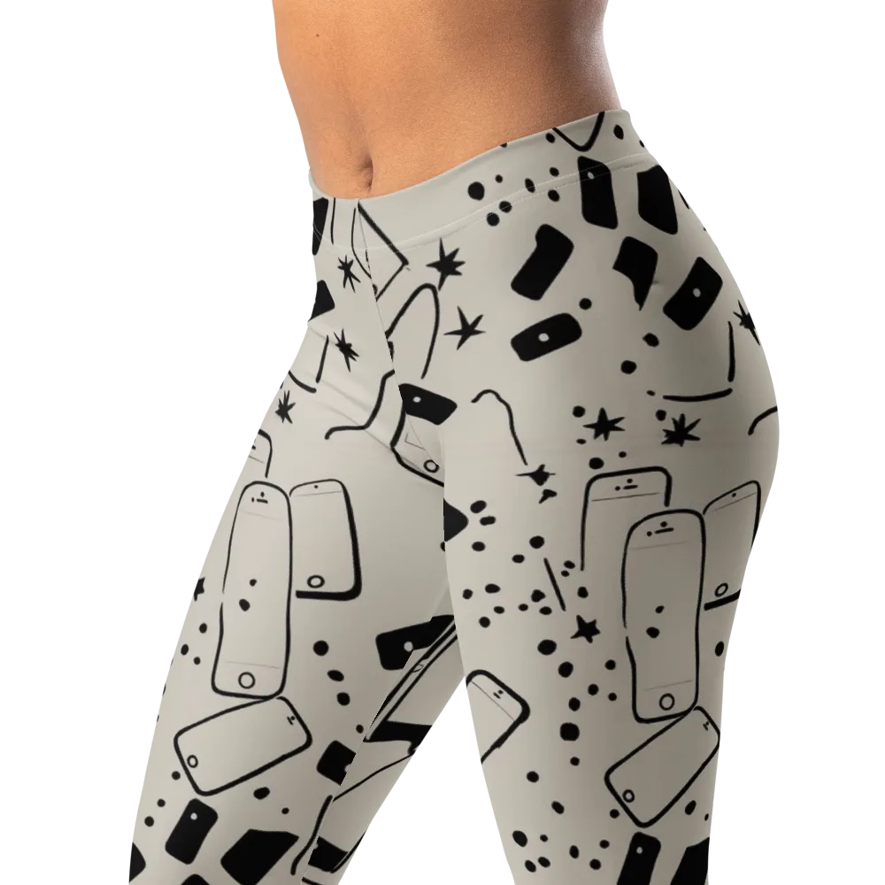 Blackout Call on Leggings — Left Front