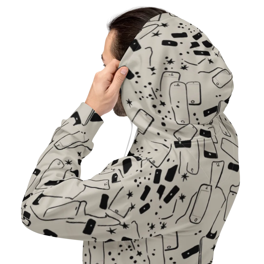 Blackout Call on Hoodie — Back