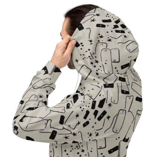 Blackout Call on a Hoodie