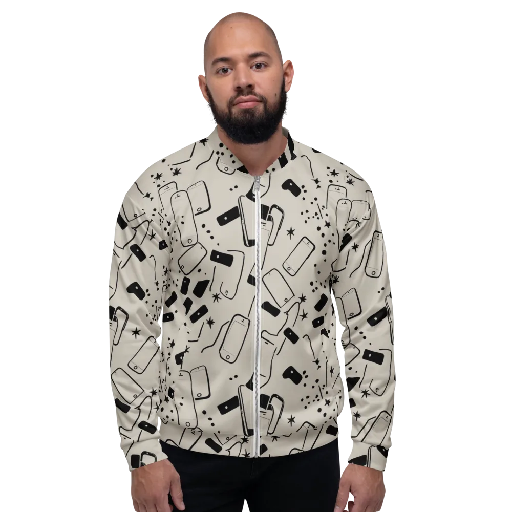 Blackout Call on Bomber Jacket — Front