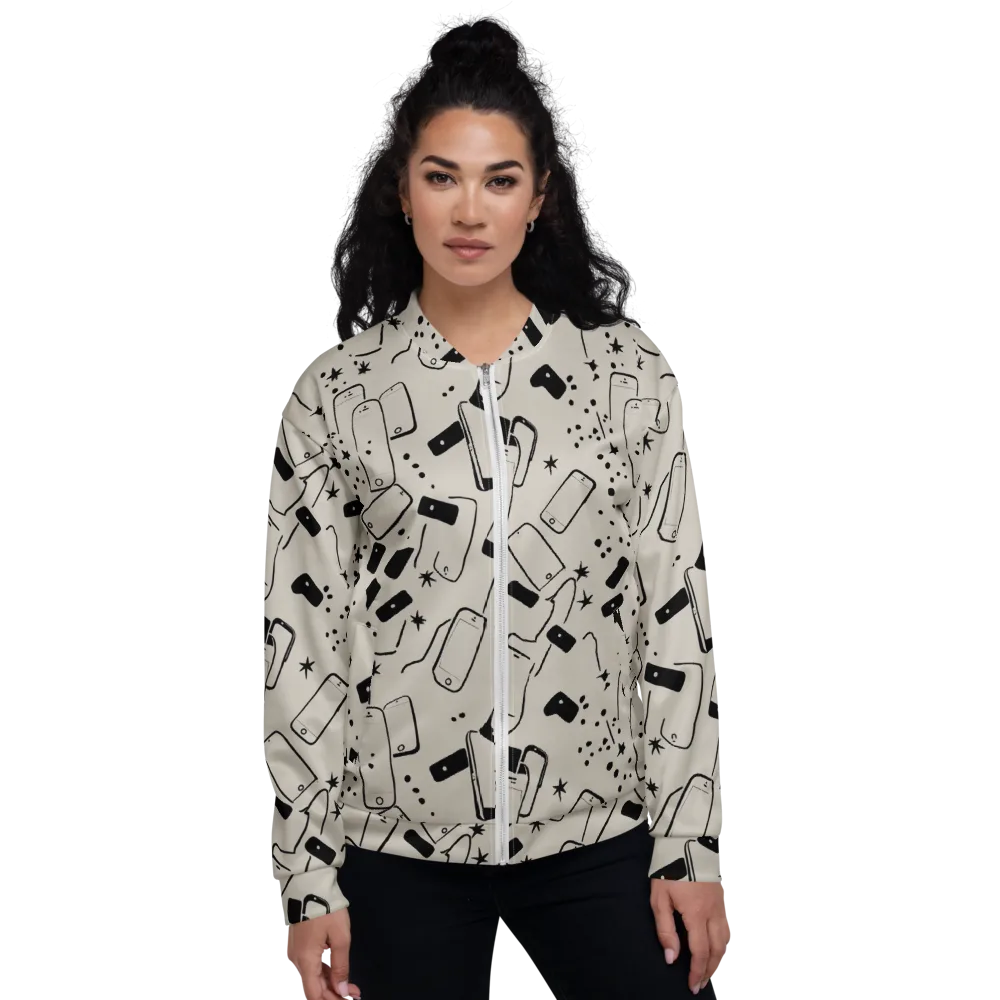 Blackout Call on Bomber Jacket — Front