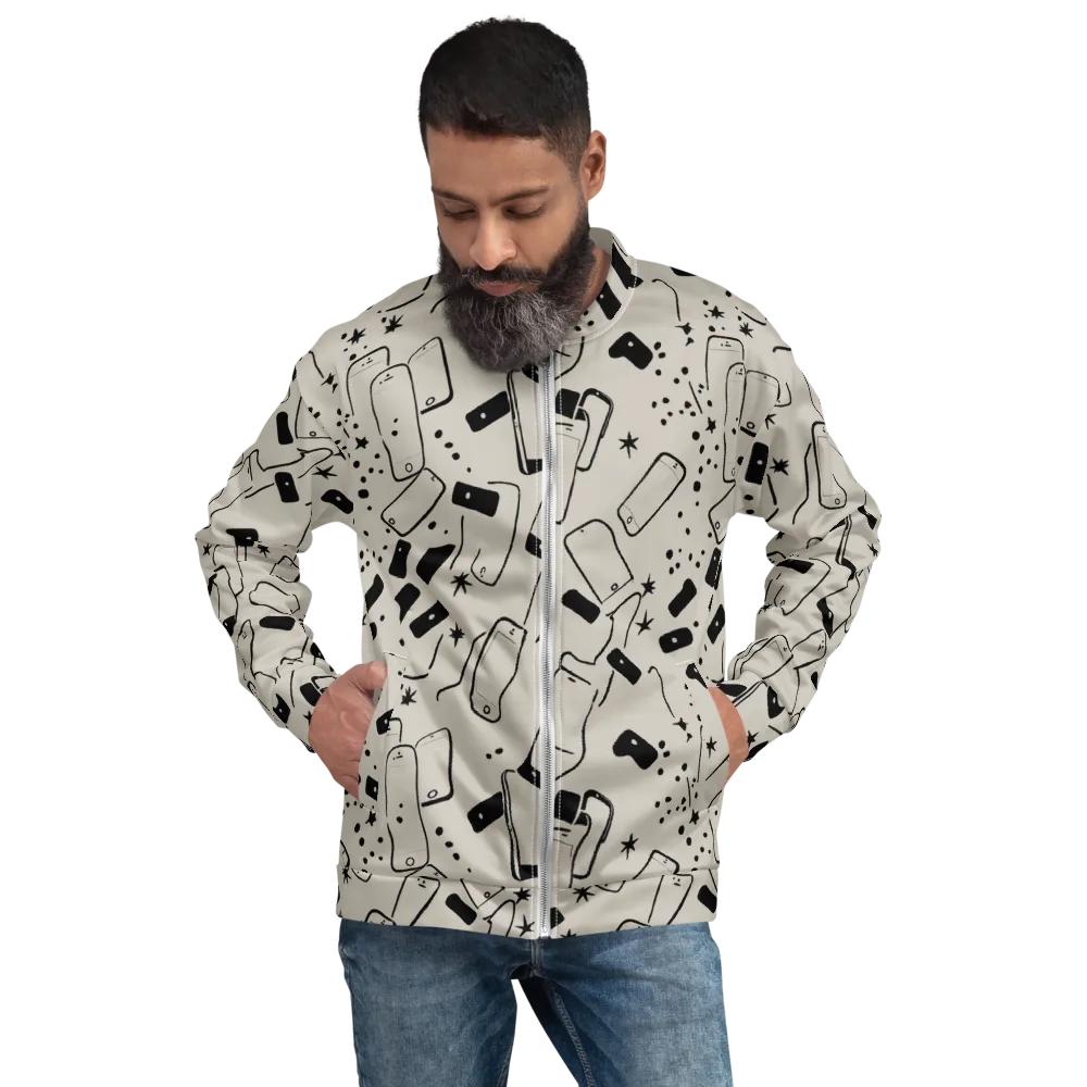 Blackout Call on Bomber Jacket — Front