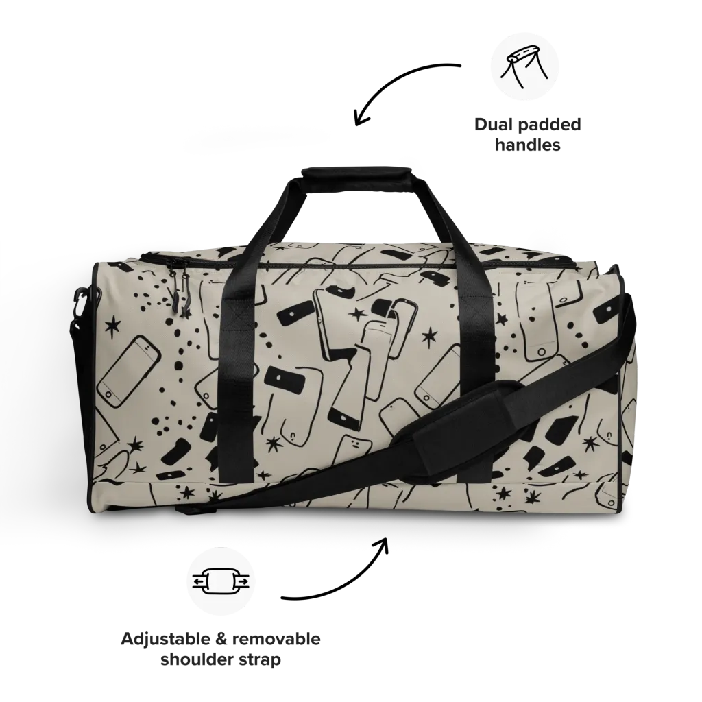 Blackout Call on Duffle Bag — Front
