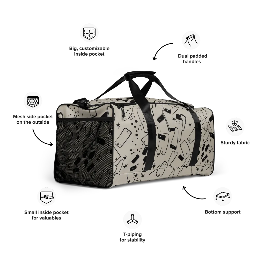 Blackout Call on Duffle Bag — Right Front