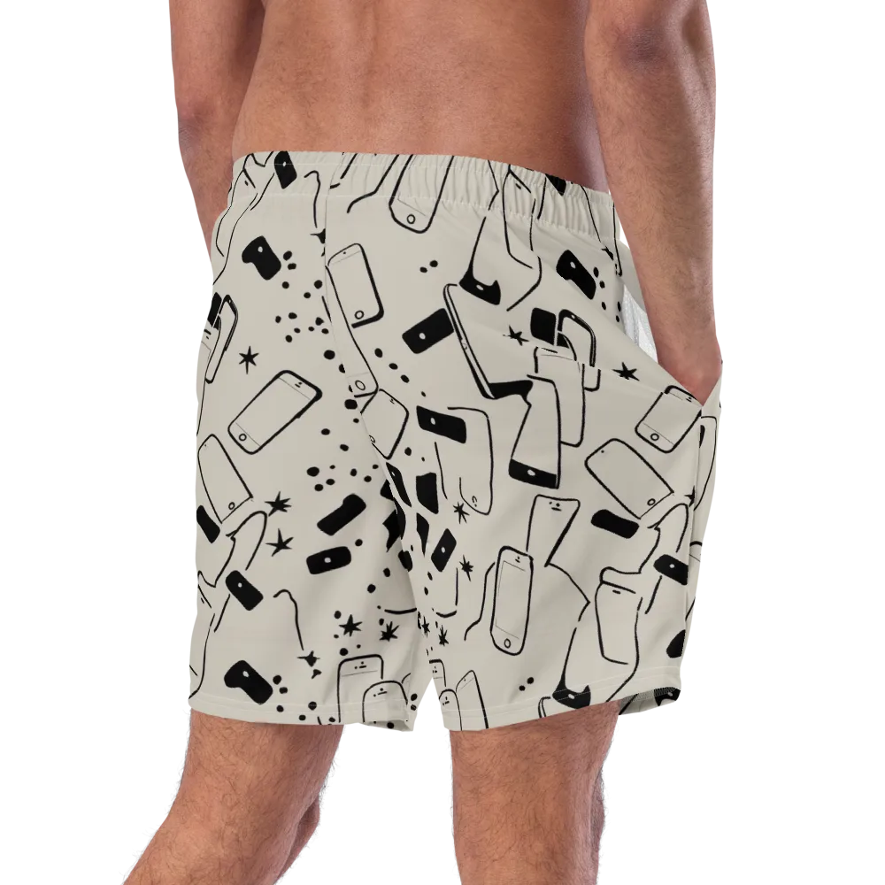 Blackout Call on Swim Trunks — Right Back