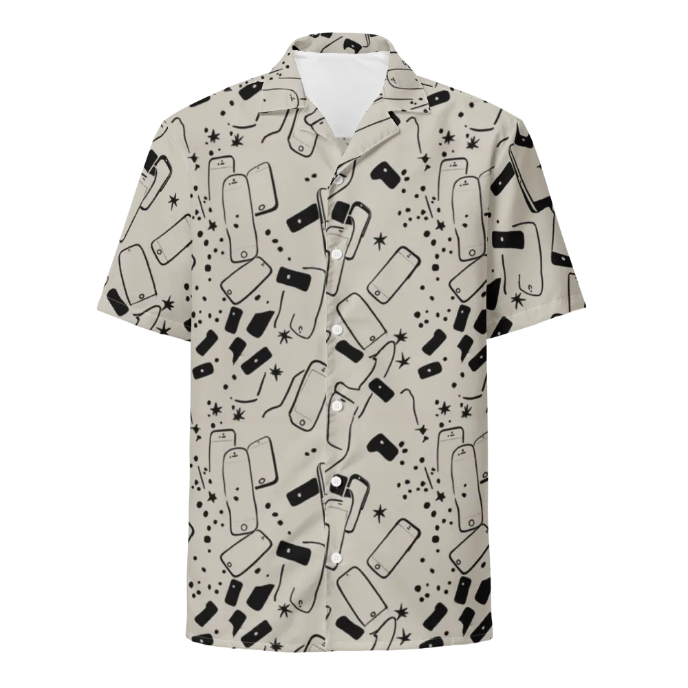 Blackout Call on Button Shirt — Front