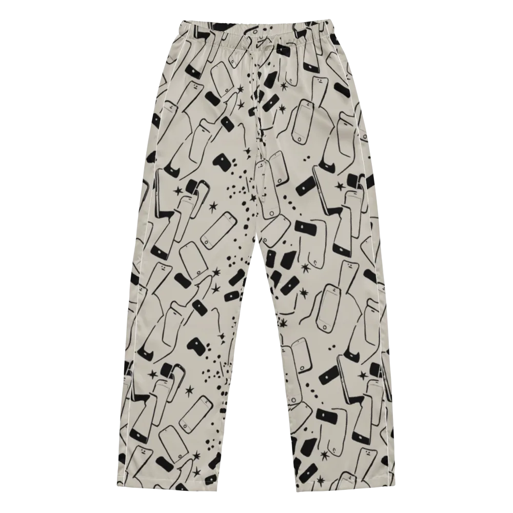 Blackout Call on Women's Pajama Pants — Front