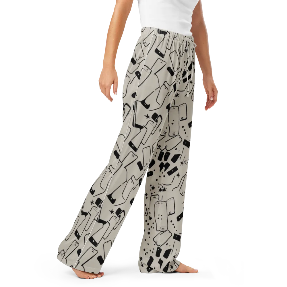 Blackout Call on Women's Pajama Pants — Right Front