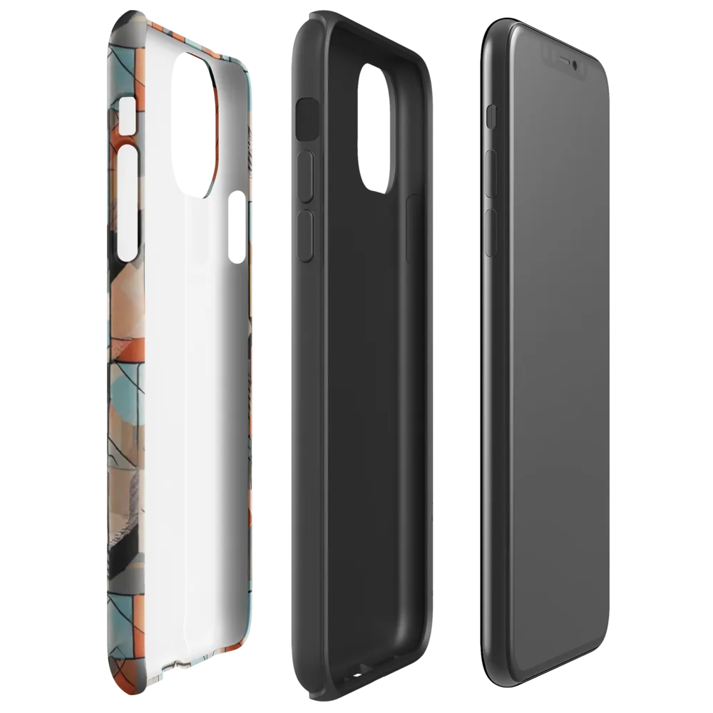 Copper Geometry on Tough Case for iPhone® — Right