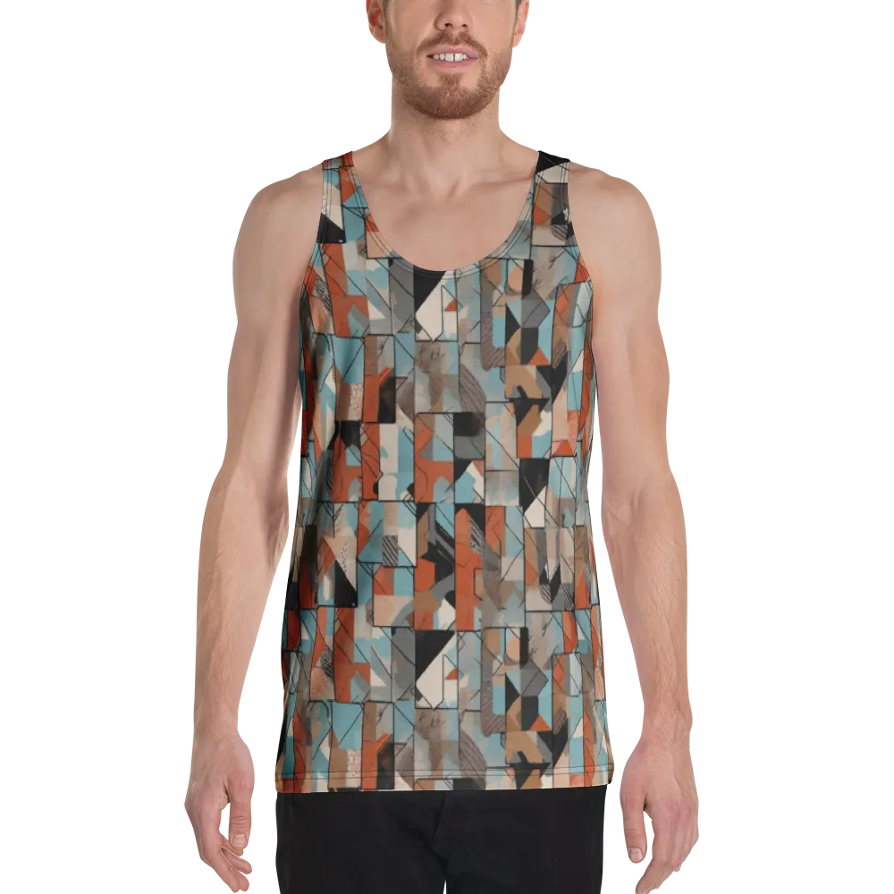 Copper Geometry on Men's Tank Top — Front