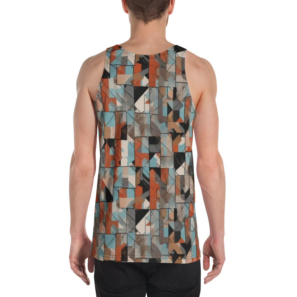 Copper Geometry on Men's Tank Top — Back