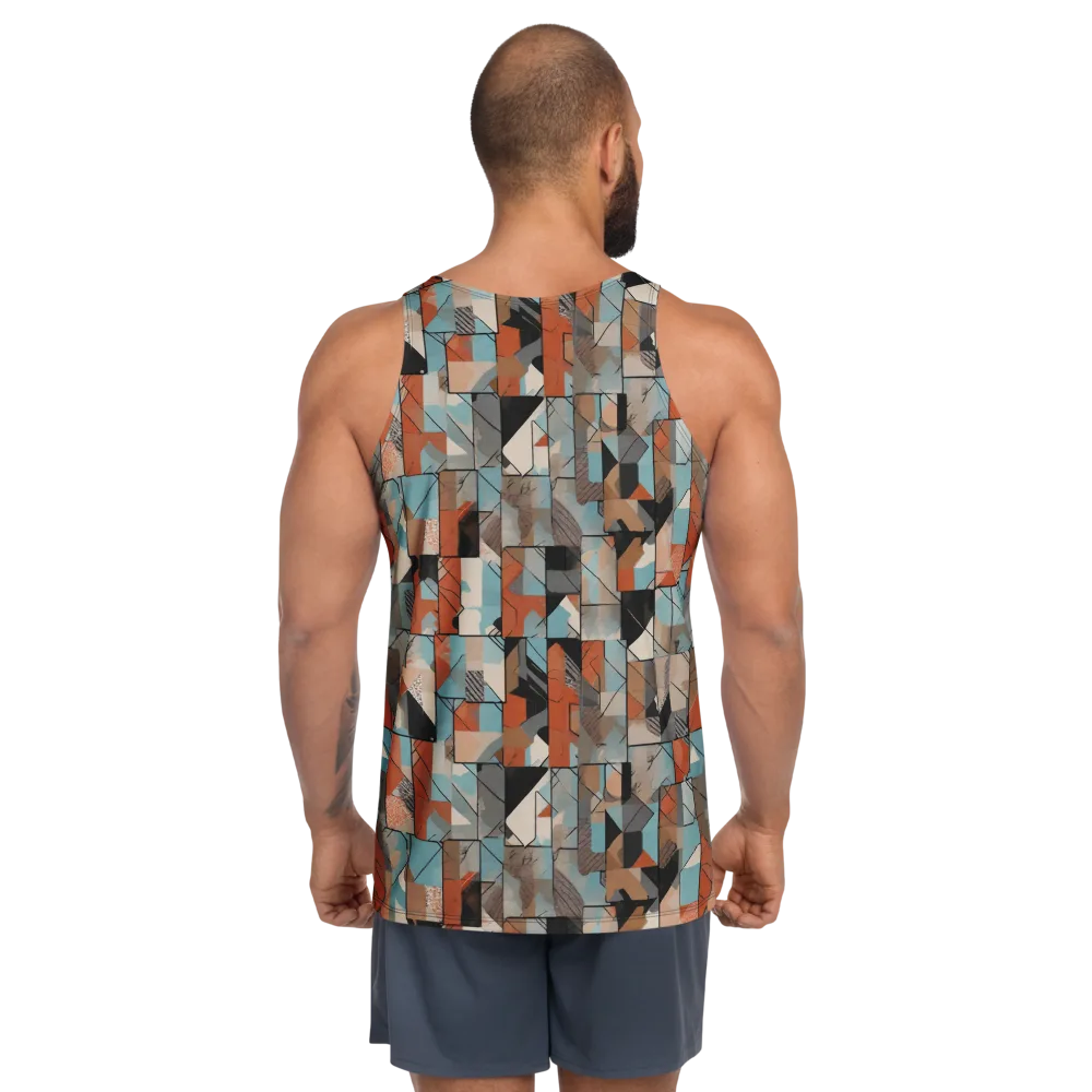 Copper Geometry on Men's Tank Top — Back