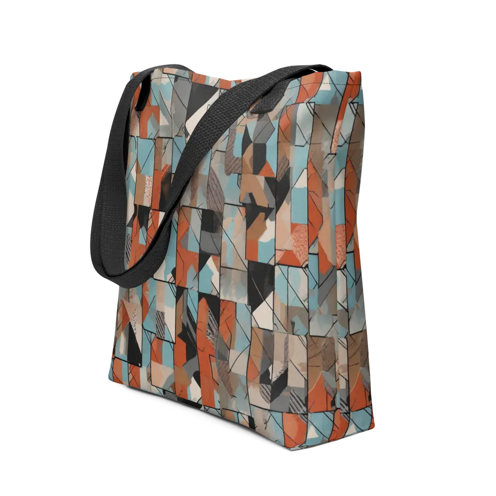 Copper Geometry on Tote Bag — Front