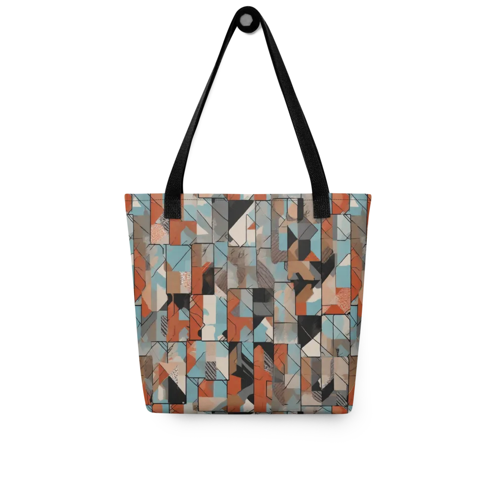 Copper Geometry on Tote Bag — Front