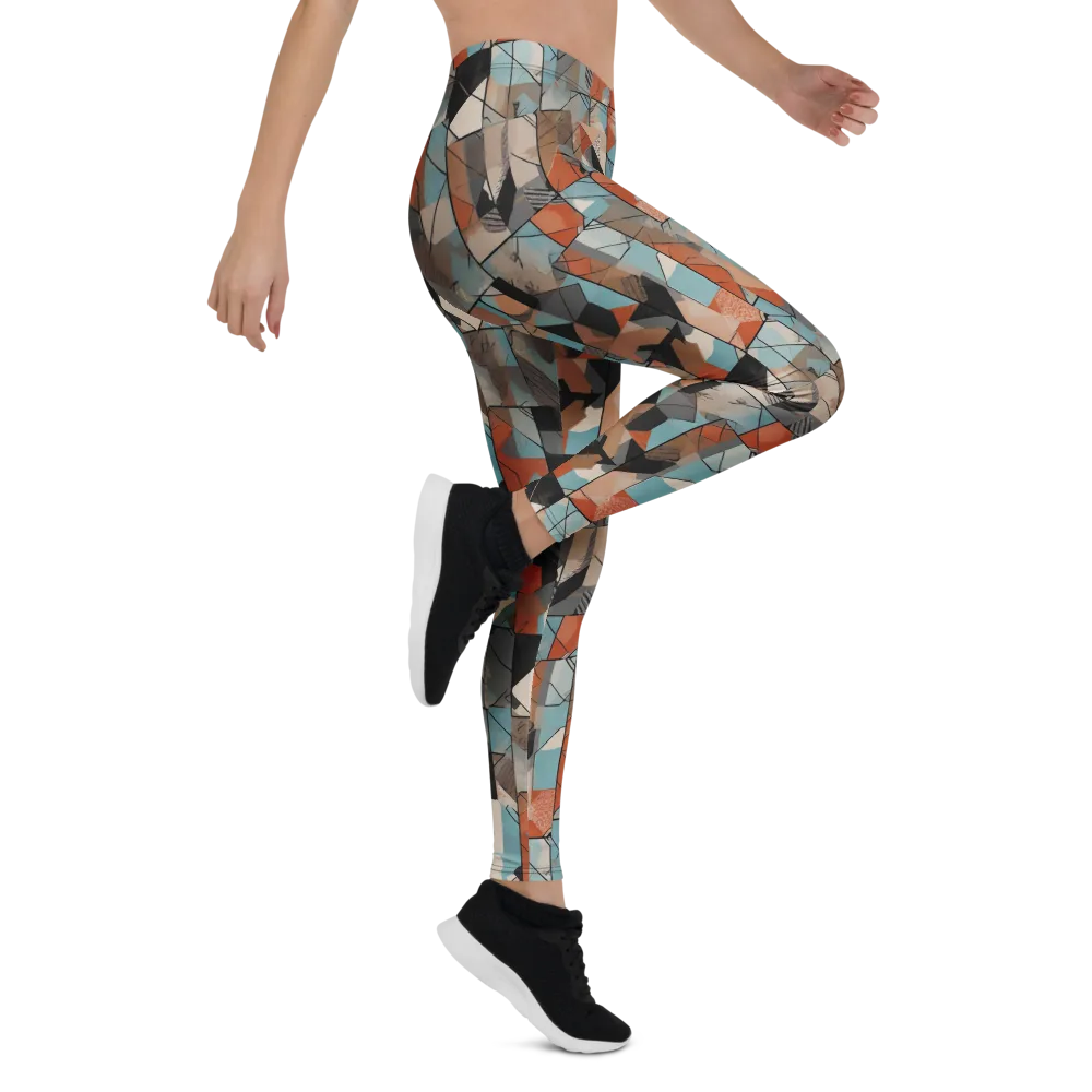 Copper Geometry on Leggings — Right