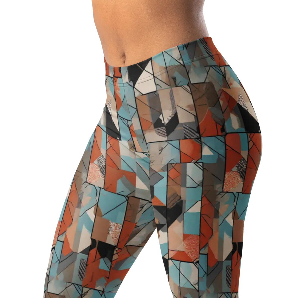 Copper Geometry on Leggings — Left Front