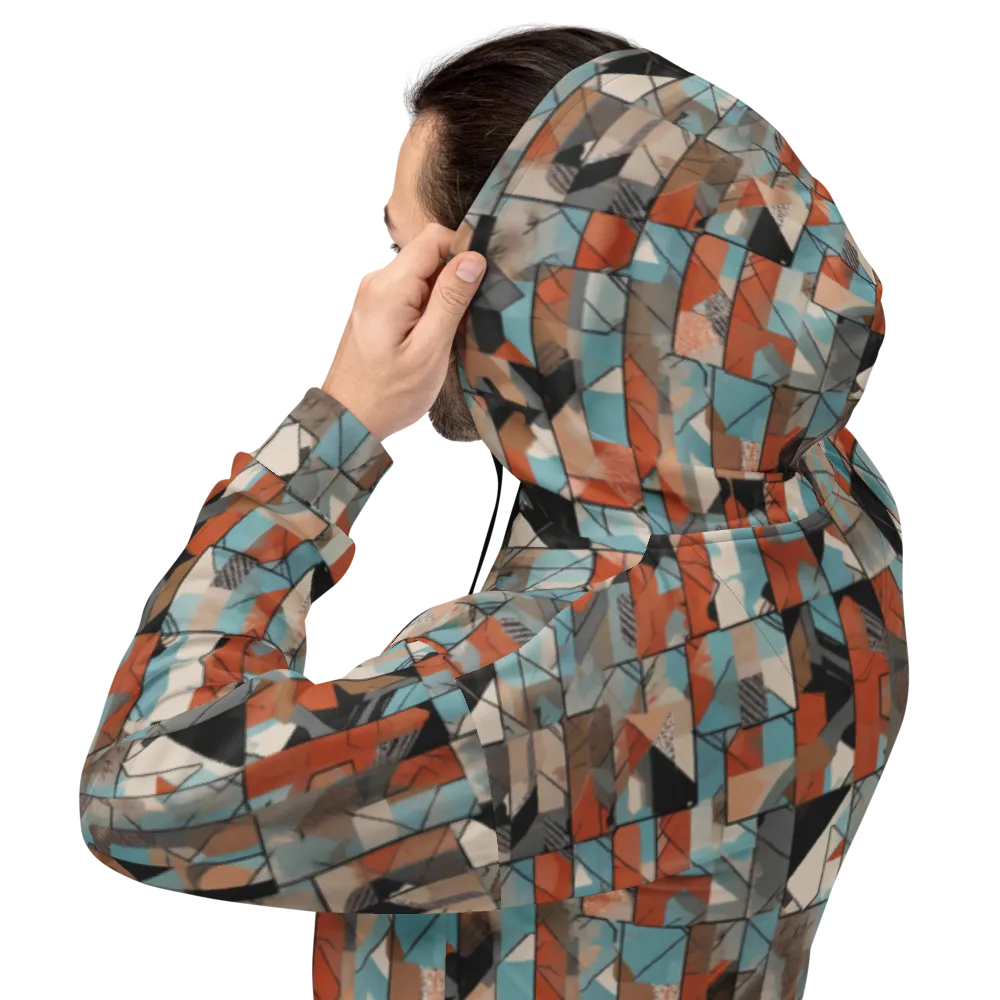 Copper Geometry on Hoodie — Back
