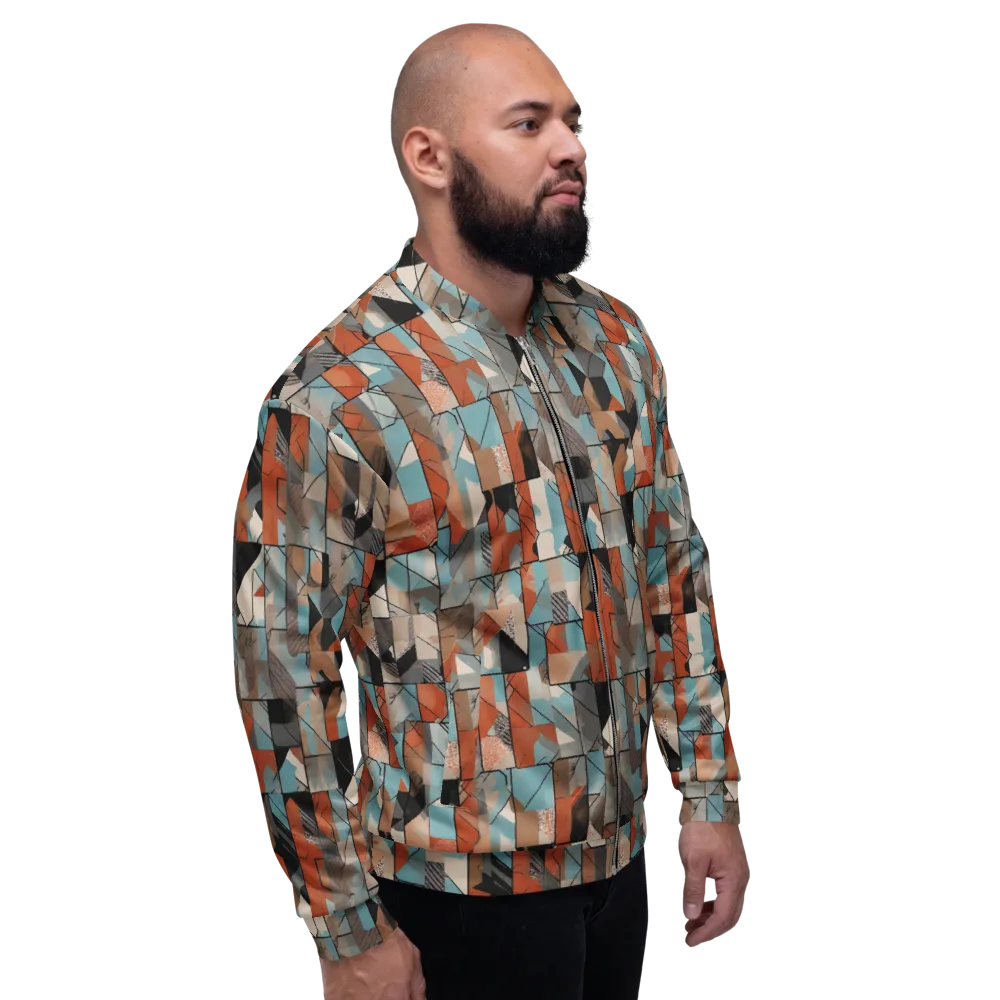 Copper Geometry on Bomber Jacket — Right