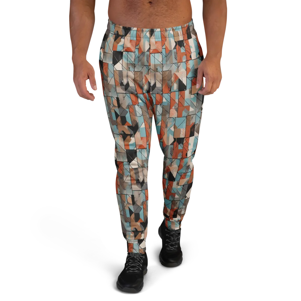 Copper Geometry on Men's Joggers — Front