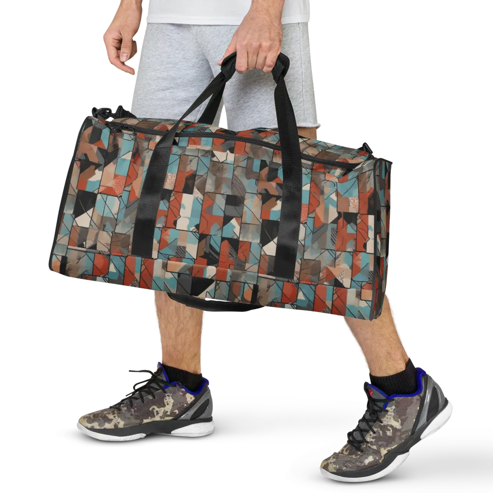 Copper Geometry on Duffle Bag — Front