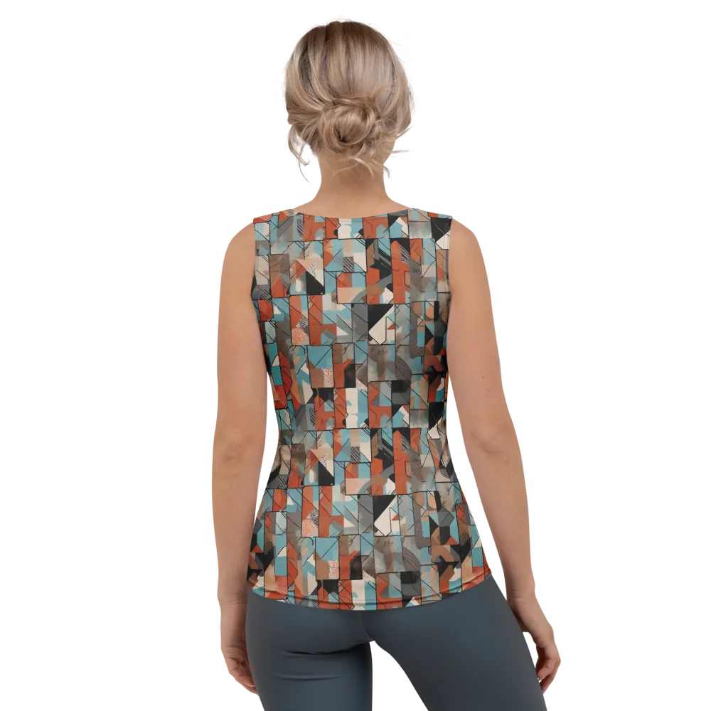 Copper Geometry on Women's Tank Top — Back
