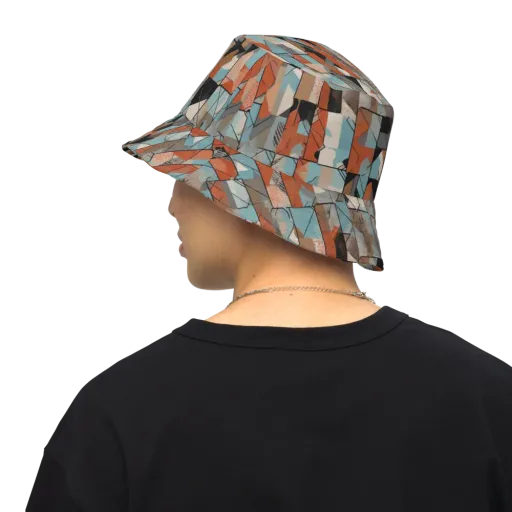 Copper Geometry on a Reversible Bucket Hat