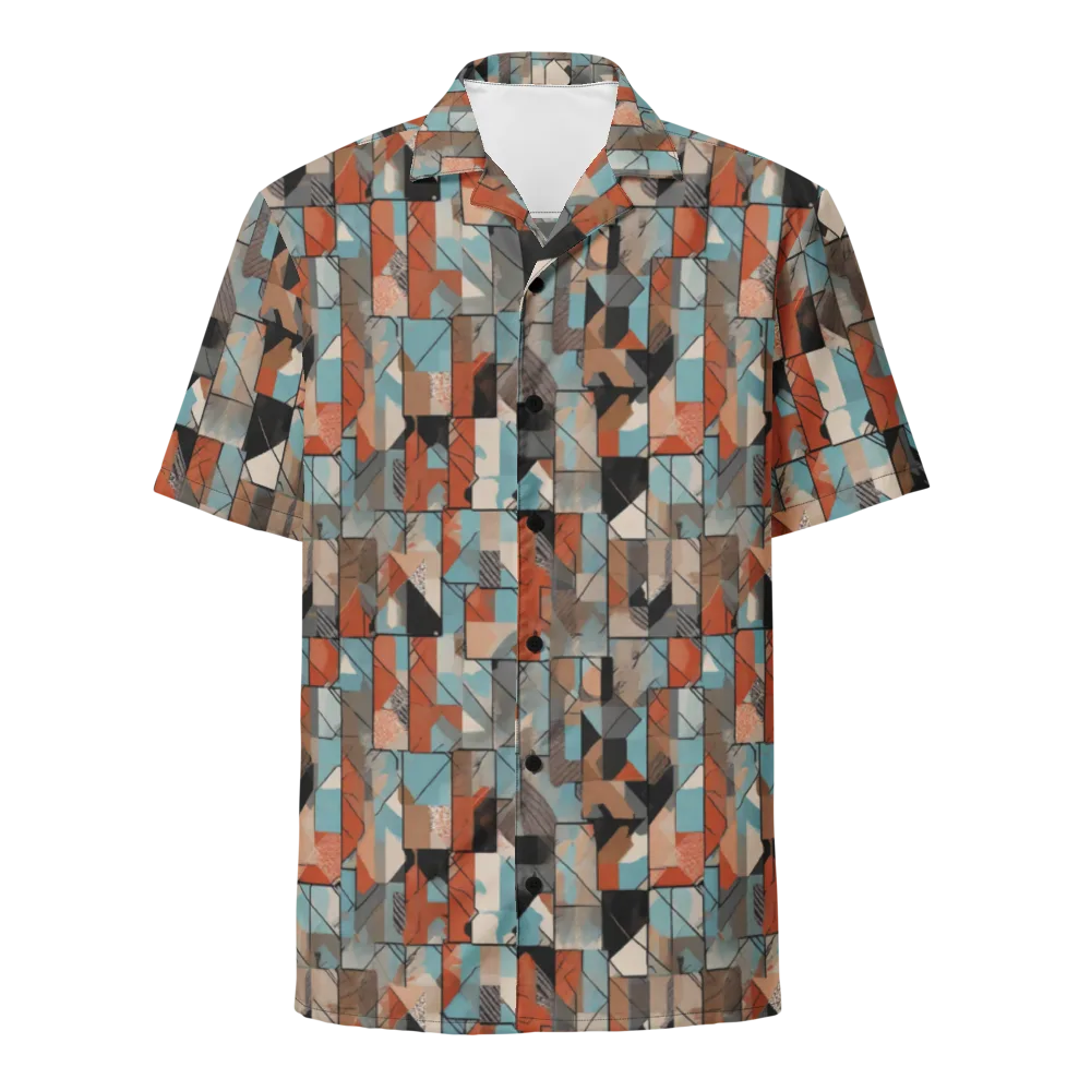 Copper Geometry on Button Shirt — Front
