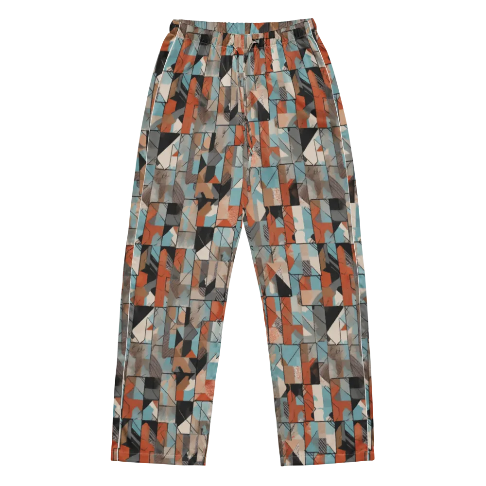 Copper Geometry on Women's Pajama Pants — Front