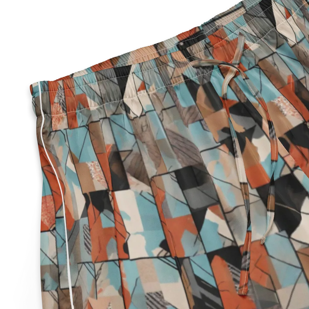 Copper Geometry on Women's Pajama Shorts — Product details