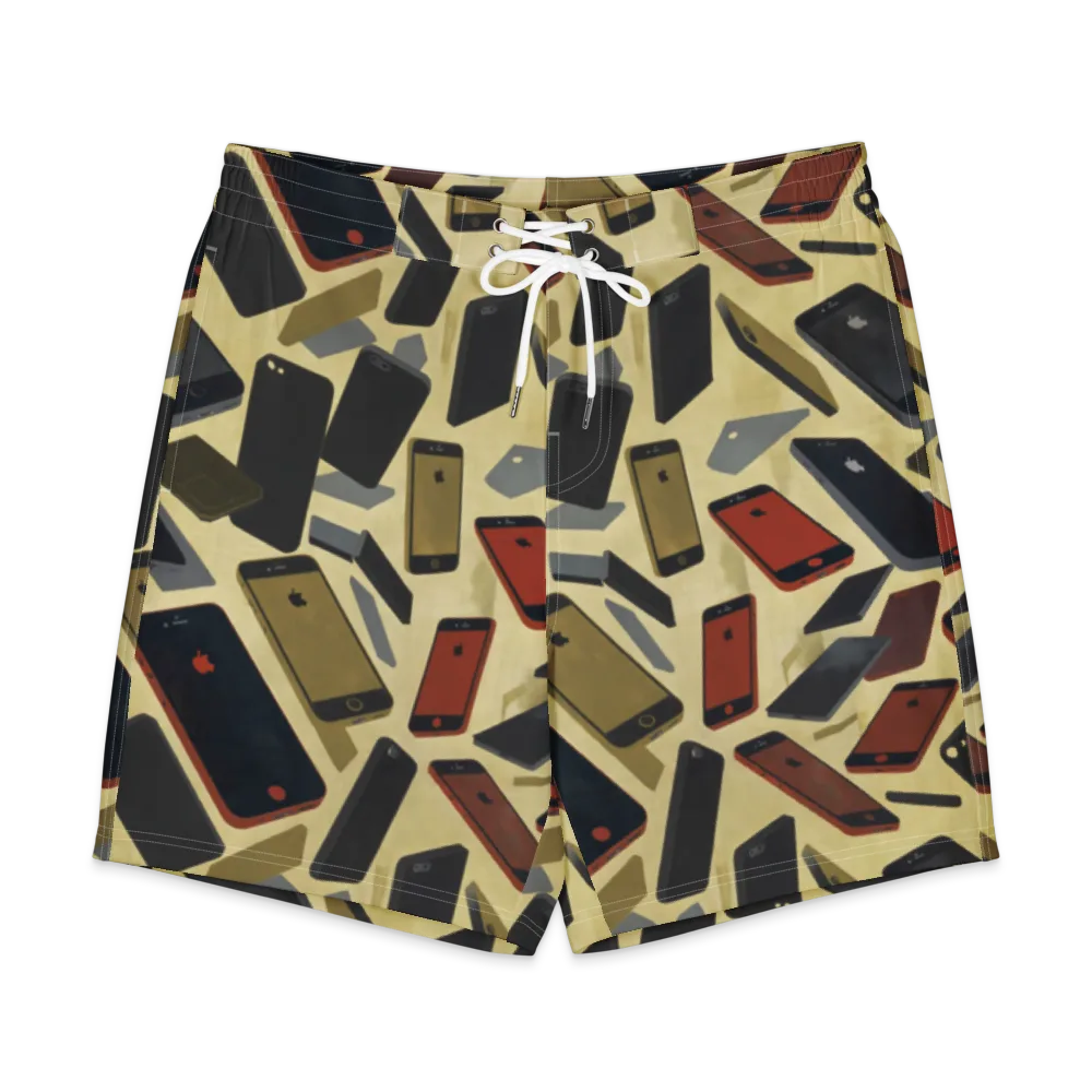 Analog Circuit on Men's Board Shorts — Front