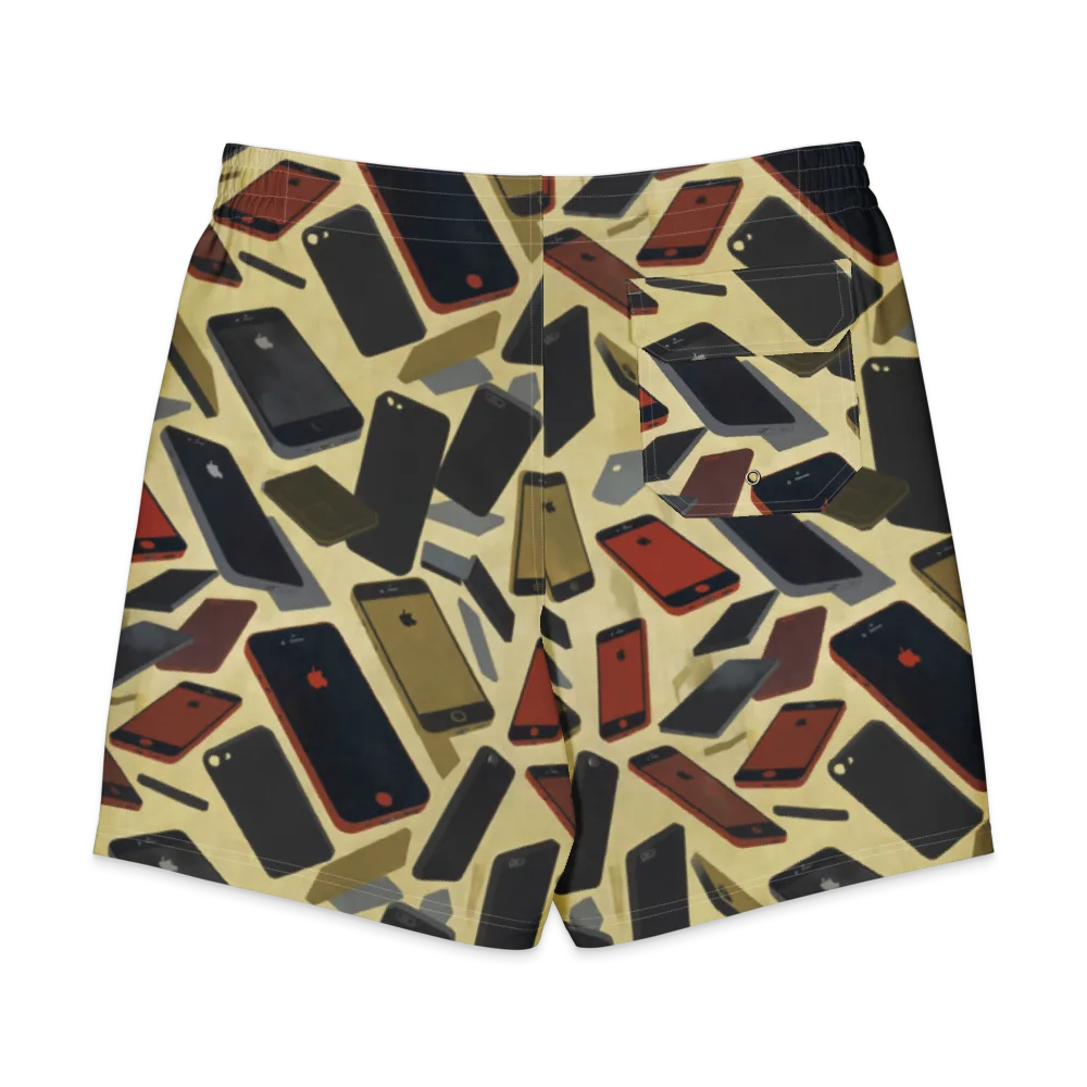 Analog Circuit on Men's Board Shorts — Back
