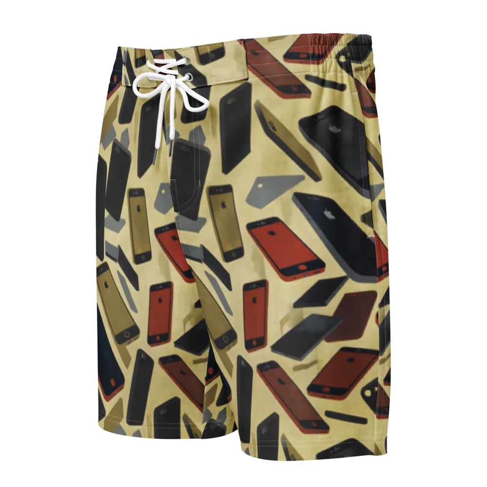 Analog Circuit on Men's Board Shorts — Front
