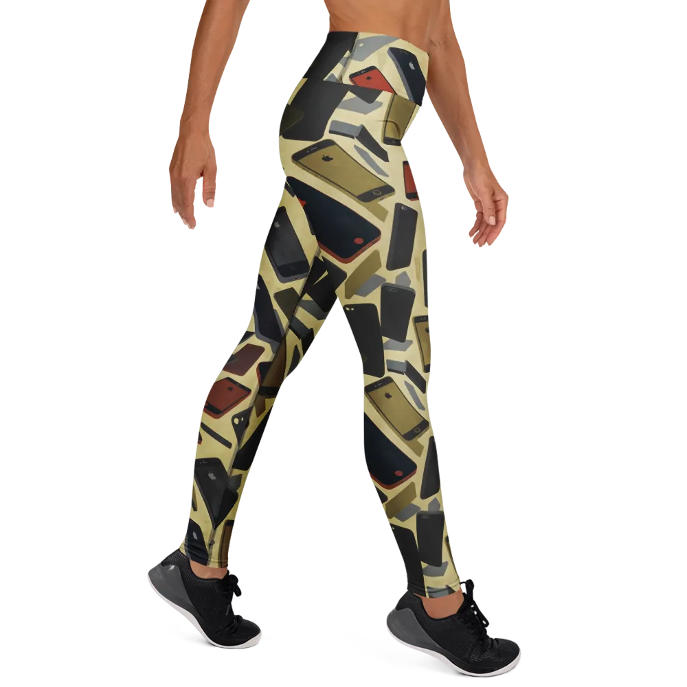 Analog Circuit on Yoga Leggings — Right