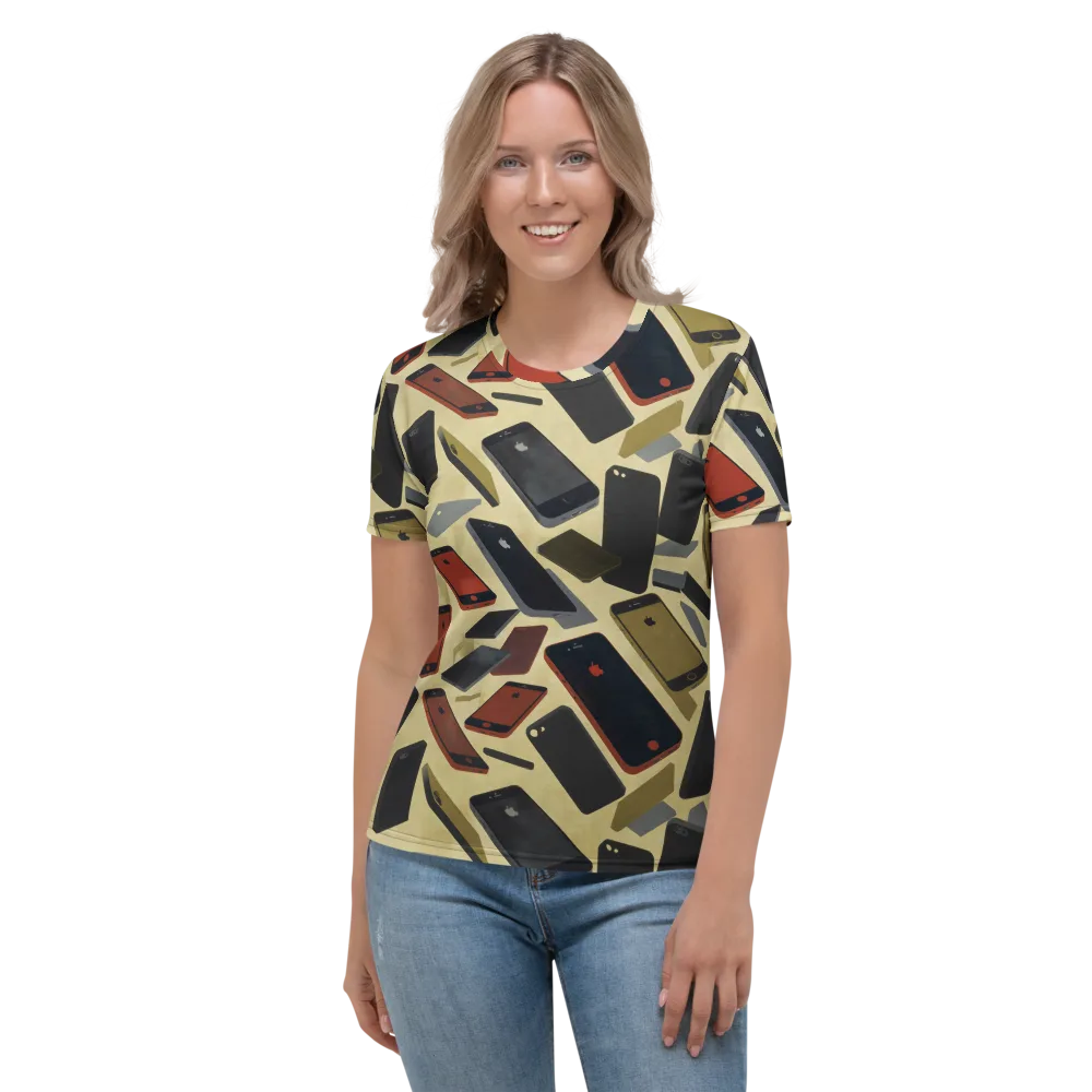 Analog Circuit on Women's Crew Neck T-Shirt — Front