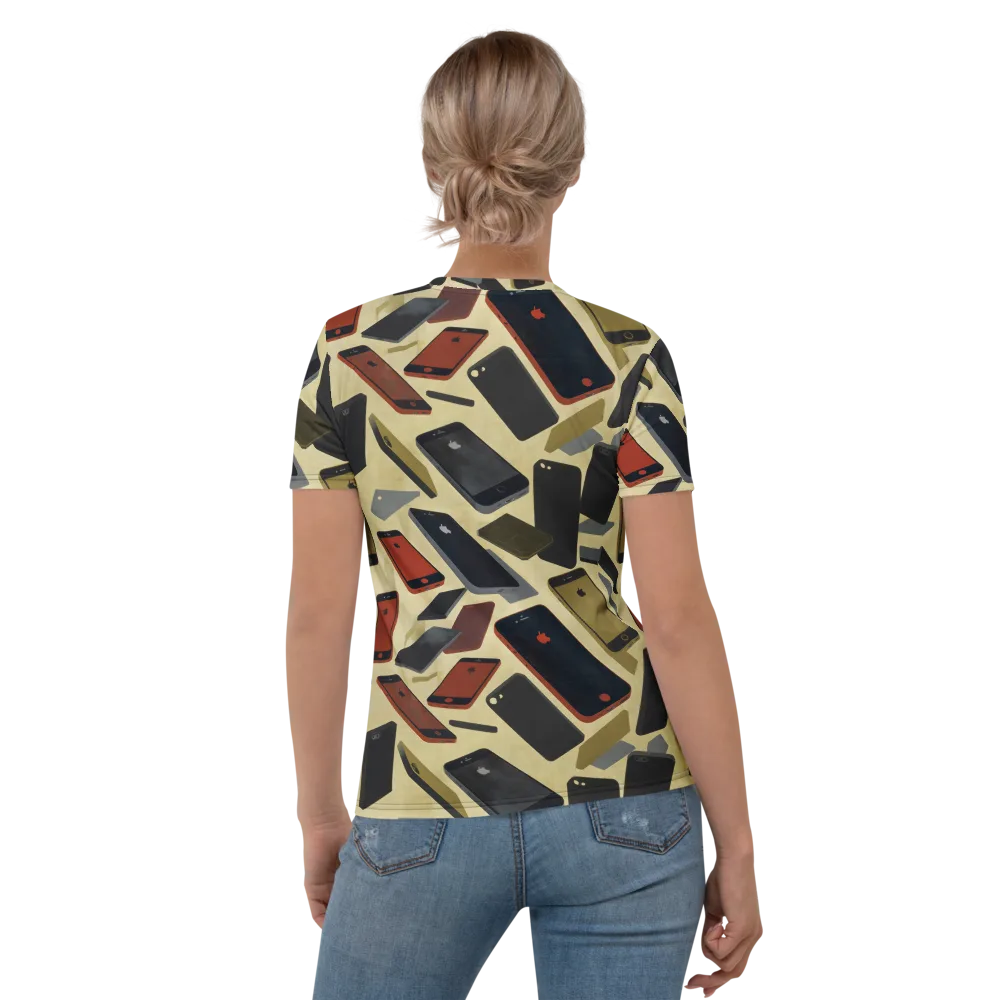Analog Circuit on Women's Crew Neck T-Shirt — Back