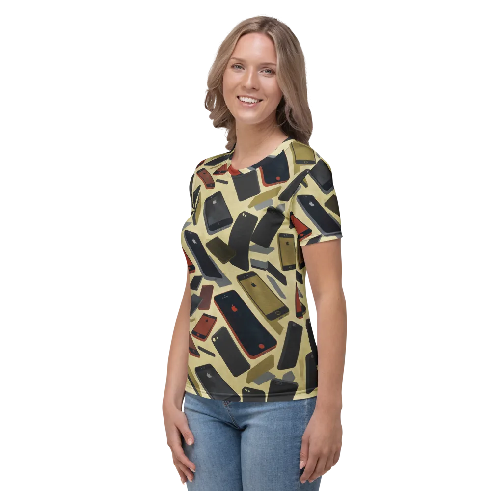 Analog Circuit on Women's Crew Neck T-Shirt — Left
