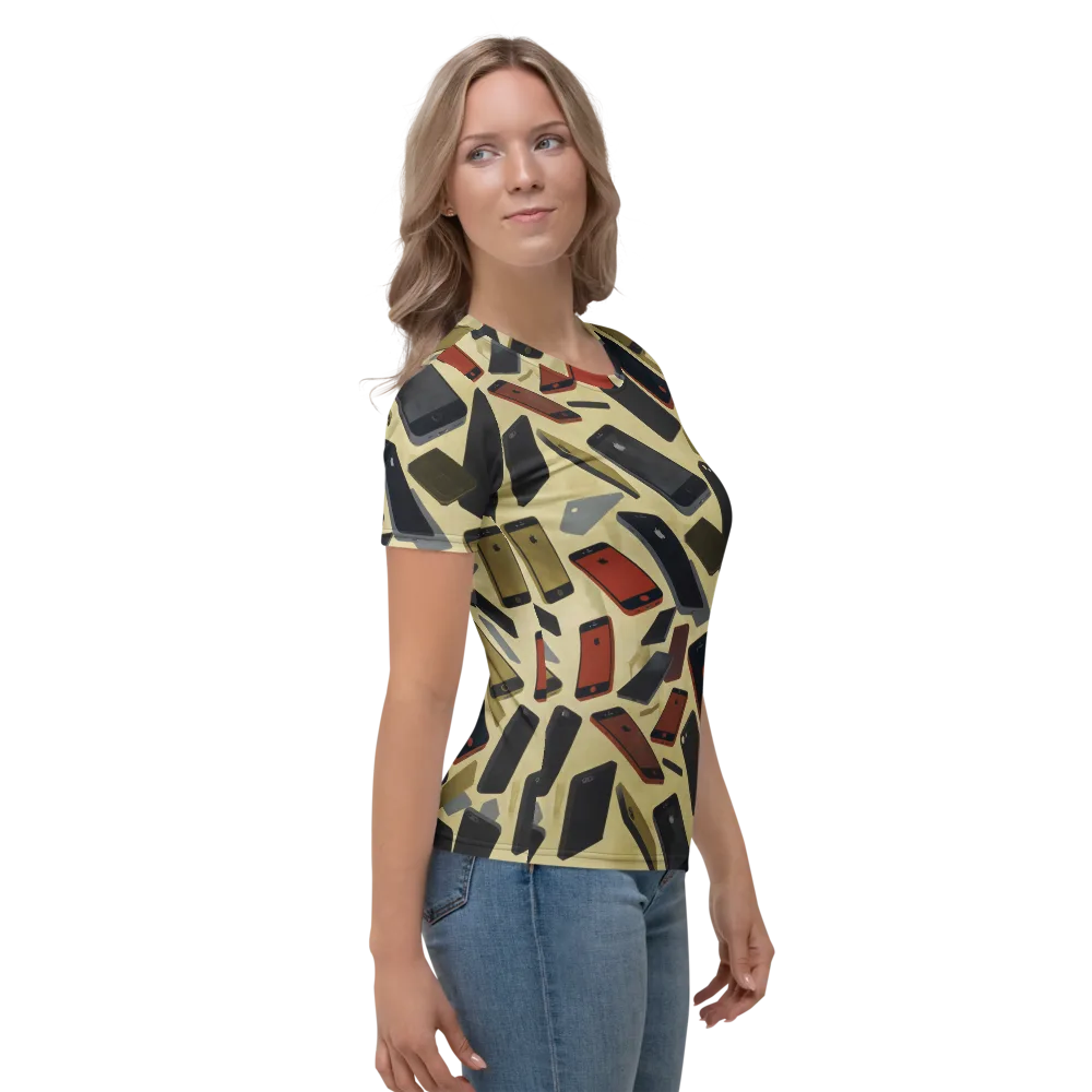 Analog Circuit on Women's Crew Neck T-Shirt — Right